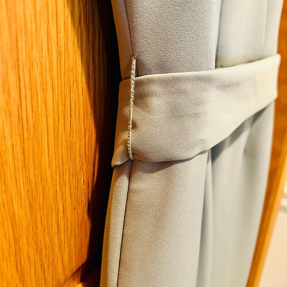 Vince Camuto Ethereal Dawn Smoked Sage Green Sleeveless Romper Jumpsuit Size 0 - Picture 7 of 15